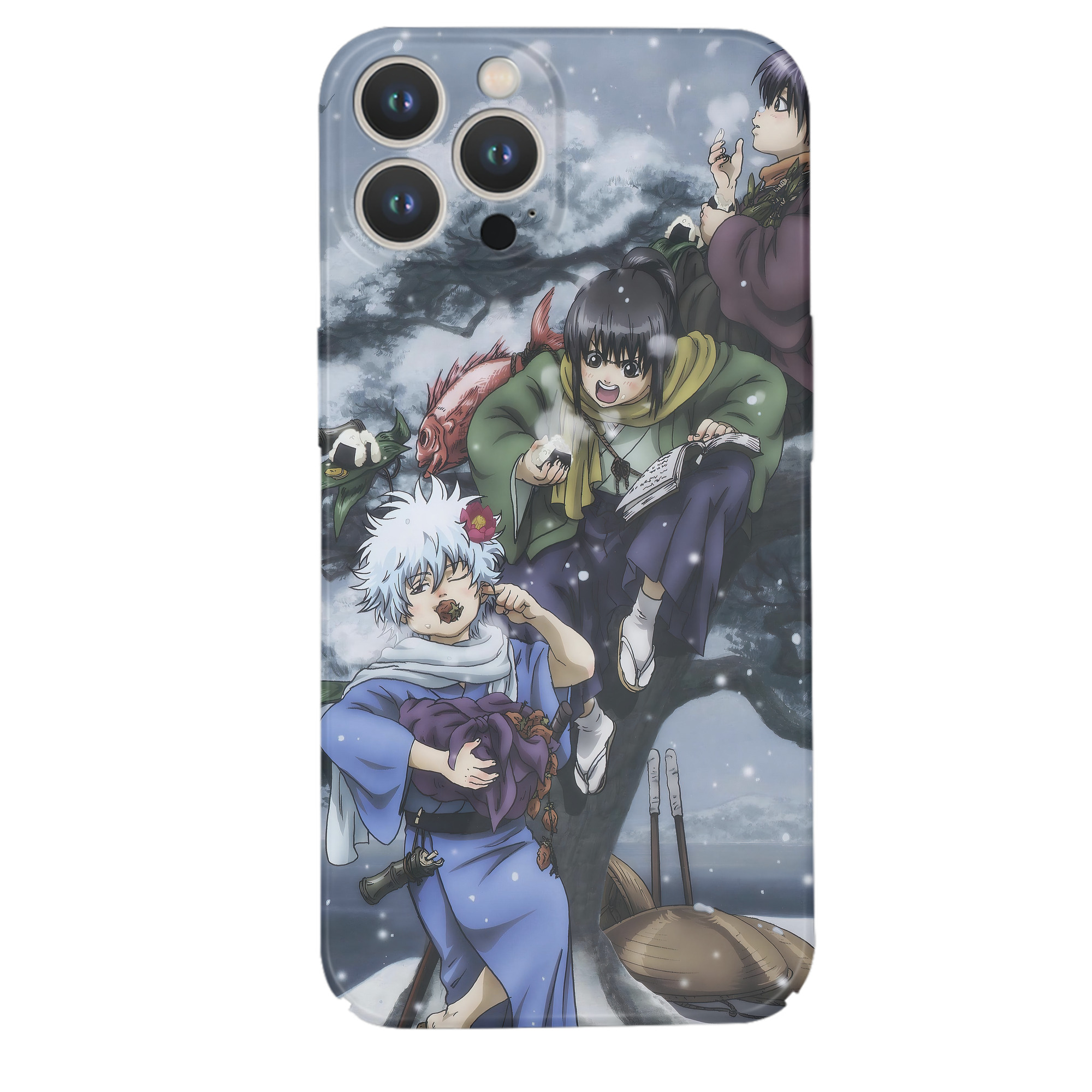 （画像用） ぎんたま 坂田銀時（さかたぎんとき） 神楽 志村新八（しむら しんぱち） GINTAMA Sakata Gintoki Kagura Shimura Shinpachi 【iPhone 14シリーズ対応】ハードケース